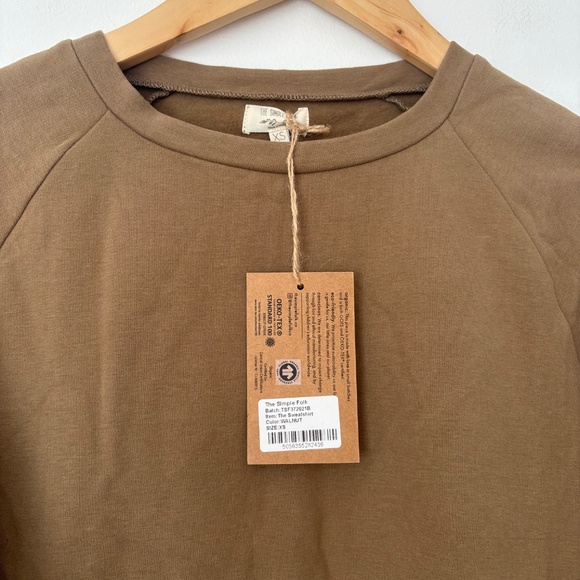 The simple folk the sweatshirt in walnut - Picture 6 of 6